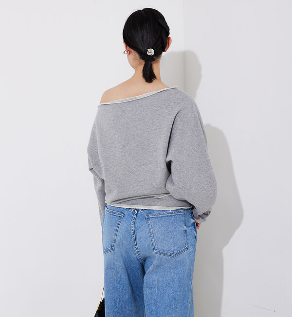 Rouge vif「オフショルスウェットプルオーバー」|スウェット・ジャージ|