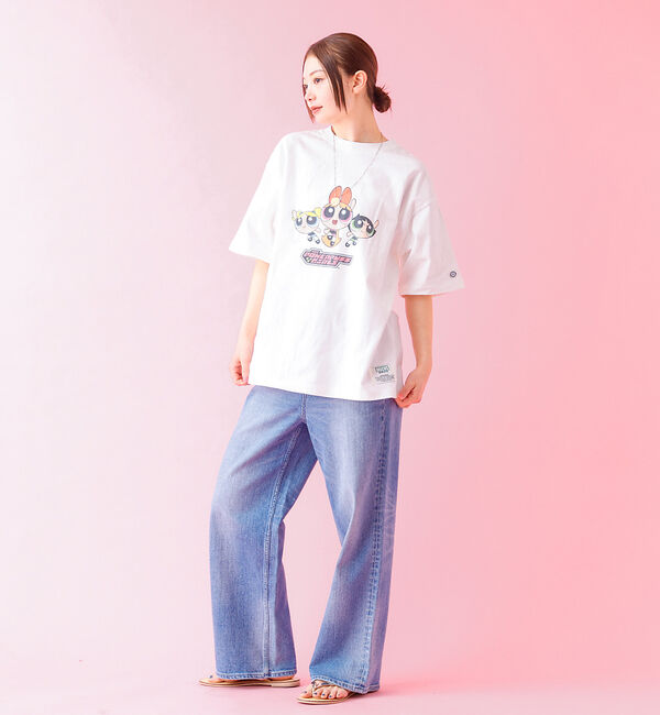 Rouge vif「【DISCUS/ディスカス】：DISCUS&times;WARNER T/パワーパフガールガ」|Tシャツ・カットソー|