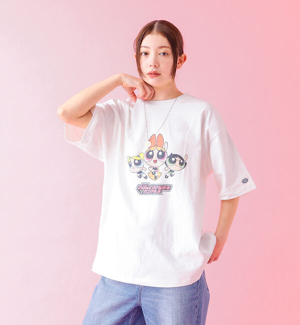 Rouge vif「【DISCUS/ディスカス】：DISCUS&times;WARNER T/パワーパフガールガ」|Tシャツ・カットソー|