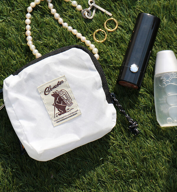 Rouge vif「【COBMASTER】ミニポーチ / コーデュラナイロン / L ZIPウォレッ」|ポーチ|ホワイト