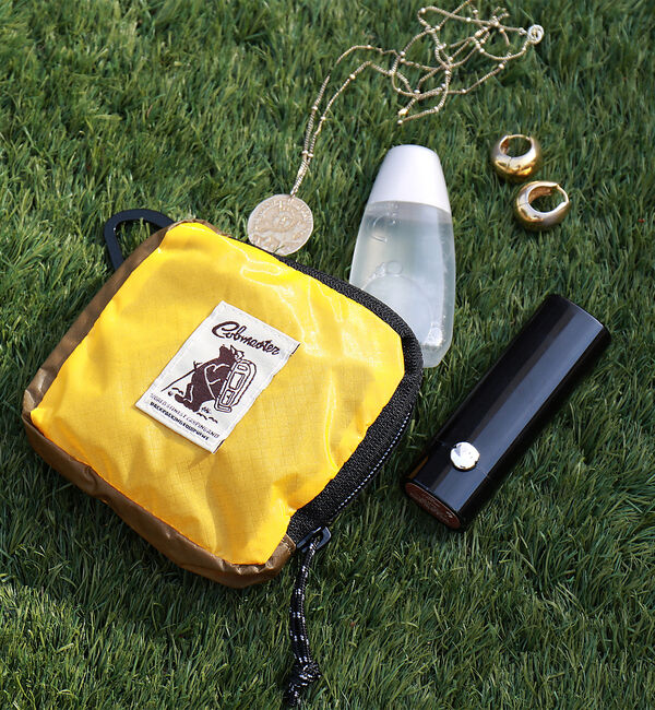 Rouge vif「【COBMASTER】ミニポーチ / コーデュラナイロン / L ZIPウォレッ」|ポーチ|イエロー