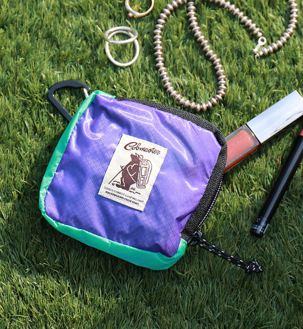 Rouge vif「【COBMASTER】ミニポーチ / コーデュラナイロン / L ZIPウォレッ」|ポーチ|パープル