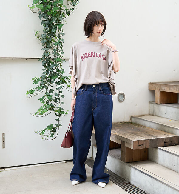 Rouge vif「【AMERICANA&times;MICA＆DEAL/ アメリカーナ&times;マイカ】fill te」|Tシャツ・カットソー|