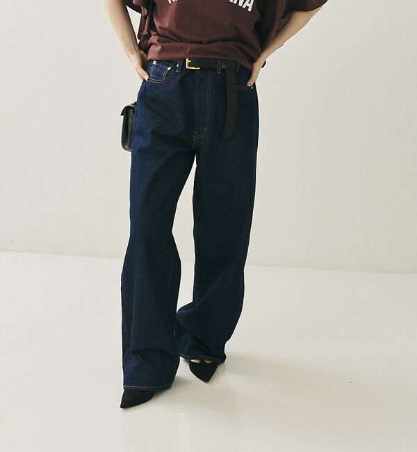 Rouge vif「【NEEDBY heritage/ニードバイヘリテージ】KOH ワイドストレート」|デニム|