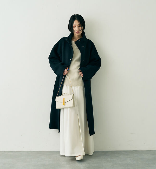 Rouge vif「【人気追加】タックフレアマキシスカート」|スカート|