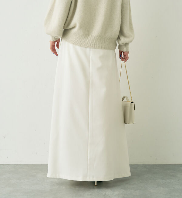 Rouge vif「【人気追加】タックフレアマキシスカート」|スカート|