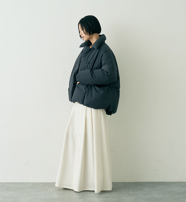 Rouge vif「【人気追加】タックフレアマキシスカート」|スカート|