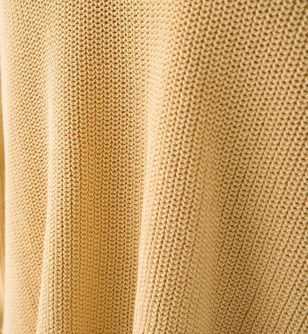 Rouge vif「片畦ハートVネックコットンプルオーバーニット【予約】」|ニット・セーター|