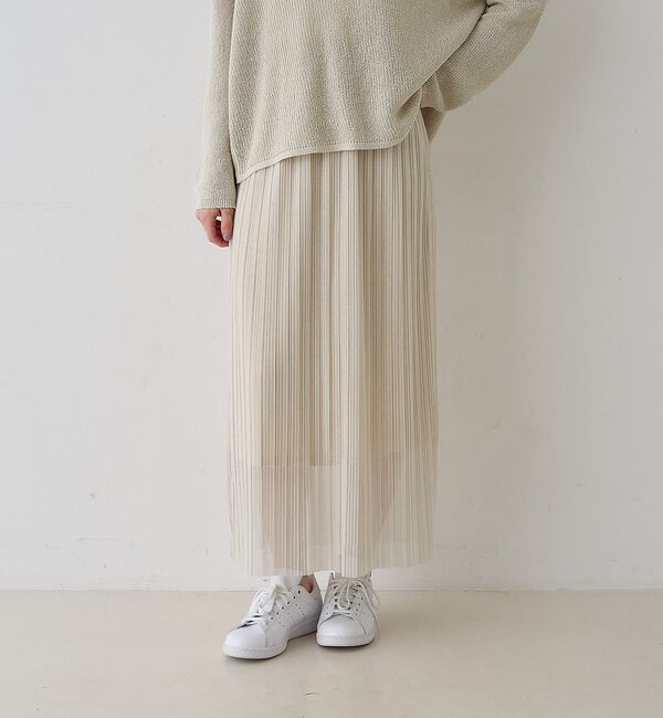 Rouge vif「【一部店舗限定】ラメシアープリーツスカート」|スカート|