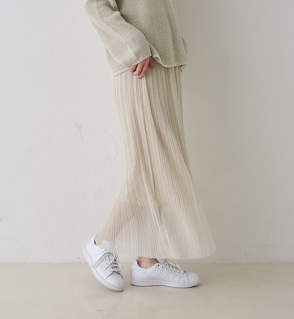 Rouge vif「【一部店舗限定】ラメシアープリーツスカート」|スカート|