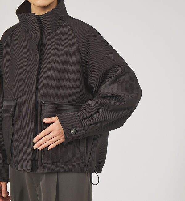 qualite「シャドーストライプブルゾン」|ブルゾン・スタジャン|