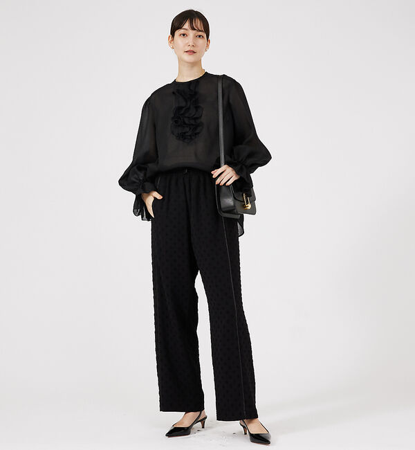 qualite「メロウフリルブラウス」|シャツ・ブラウス|