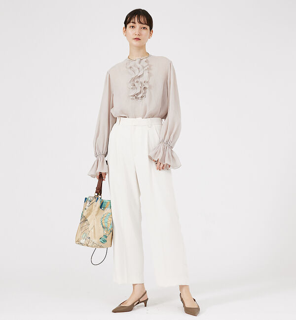 qualite「メロウフリルブラウス」|シャツ・ブラウス|