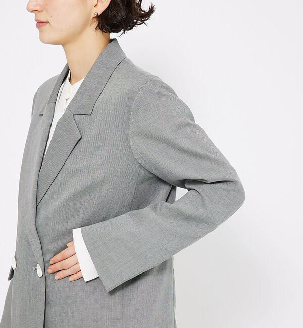 qualite「シャークスキンダブルジャケット」|その他|