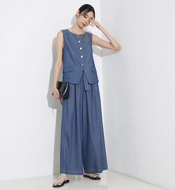 qualite「テンセルデニムパンツ」|その他|