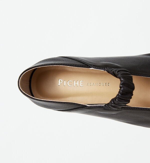 AU BANNISTER「ステッチダウンキャザーベルトバブーシュフラット」|パンプス|