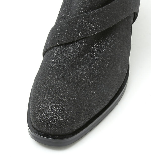 AU BANNISTER「【スノーソール】変形サイドゴアヒールブーツ」|ショートブーツ|