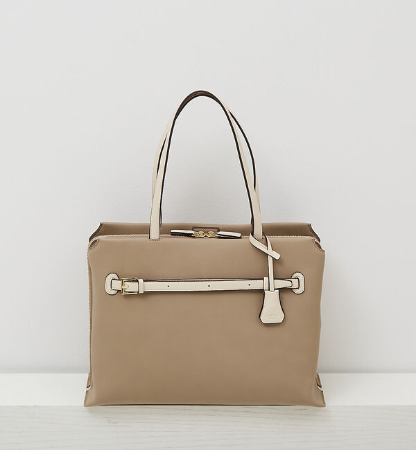 LOWELL things「【BAILA掲載】Squlay/ベルテッドセパレートトートL」|ビジネスバッグ|