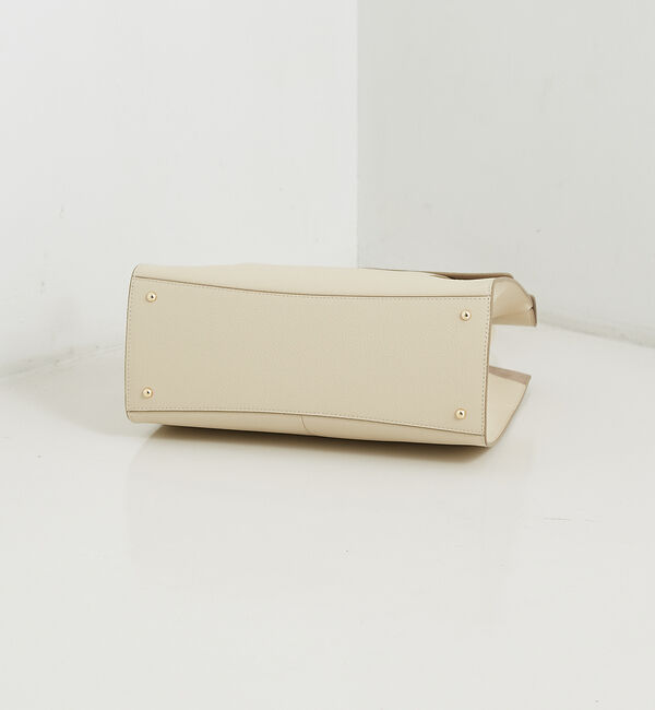 LOWELL things「【VERY掲載】Cuddly/レザーオープントート(L) 24SS」|トートバッグ|