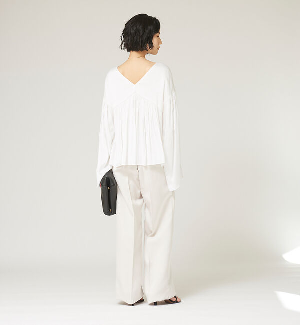 The Store by C' 「【COCUCA】【WEB限定】ギャザーブラウス」|シャツ・ブラウス|