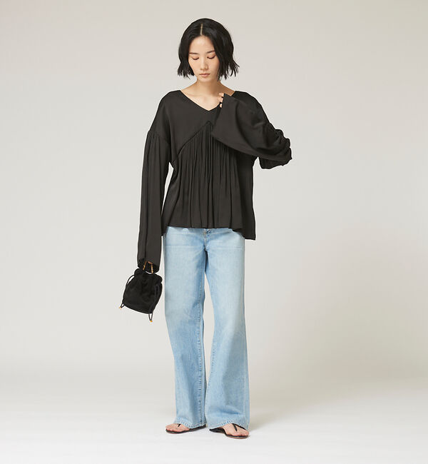 The Store by C' 「【COCUCA】【WEB限定】ギャザーブラウス」|シャツ・ブラウス|