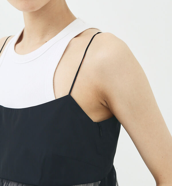 The Store by C' 「【COCUCA】プリーツチュールキャミソール」|キャミソール|