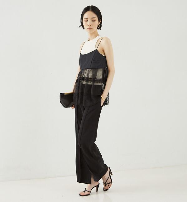 The Store by C' 「【COCUCA】プリーツチュールキャミソール」|キャミソール|