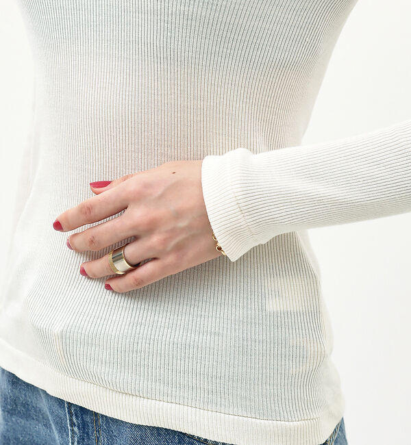 The Store by C' 「【COCUCA】ウォッシャブルシルクプルオーバー」|Tシャツ・カットソー|