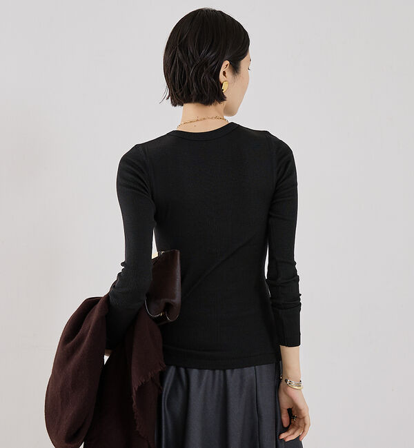 The Store by C' 「【COCUCA】ウォッシャブルシルクプルオーバー」|Tシャツ・カットソー|