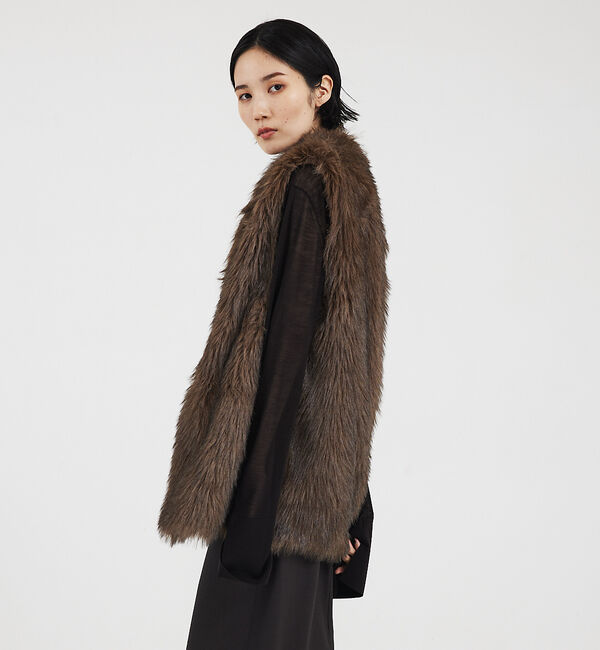 The Store by C' 「【COCUCA】エコファーベスト」|ダウンベスト・ベスト|