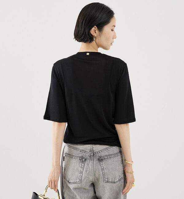 The Store by C' 「【COCUCA】ウォッシャブルシルクTee」|Tシャツ・カットソー|