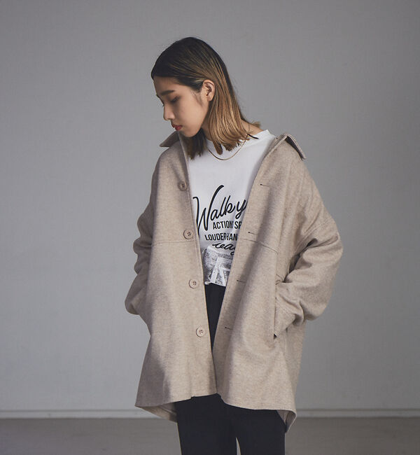 NOMINE「【展開店舗限定】バックフリルカバーオール」|ブルゾン・スタジャン|