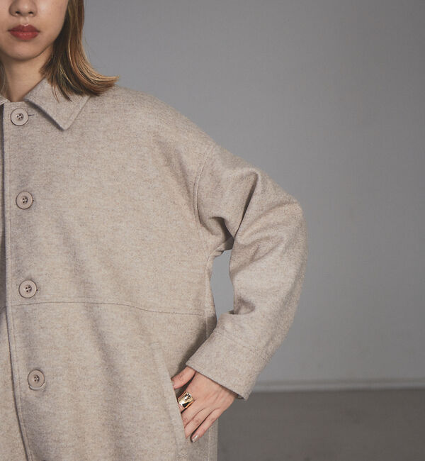 NOMINE「【展開店舗限定】バックフリルカバーオール」|ブルゾン・スタジャン|