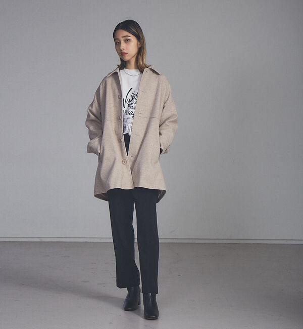 NOMINE「【展開店舗限定】バックフリルカバーオール」|ブルゾン・スタジャン|