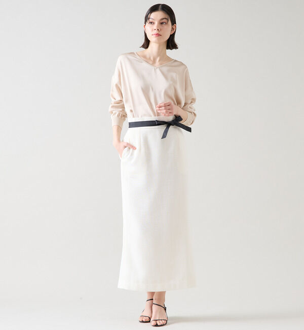 TIARA「リブトリミングトップス」|ニット・セーター|