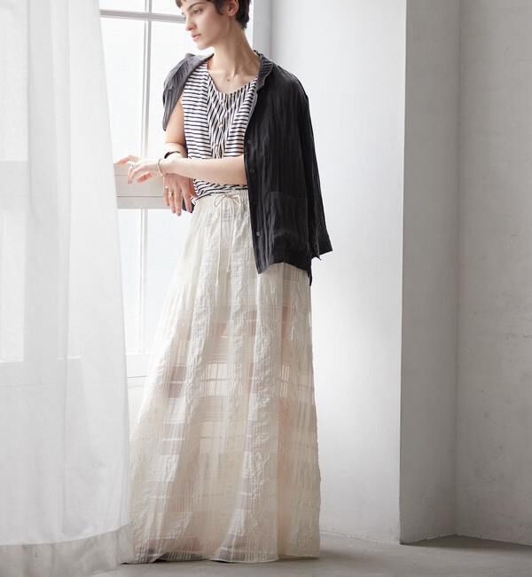 Liesse「チェックレーススカート」|スカート|