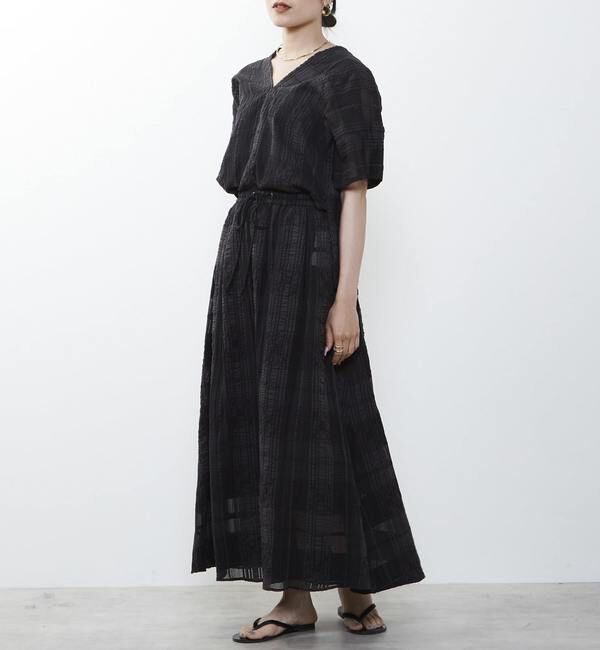 Liesse「チェックレーススカート」|スカート|