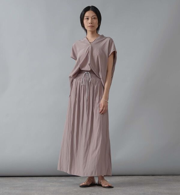 Liesse「バックギャザーブラウス」|シャツ・ブラウス|