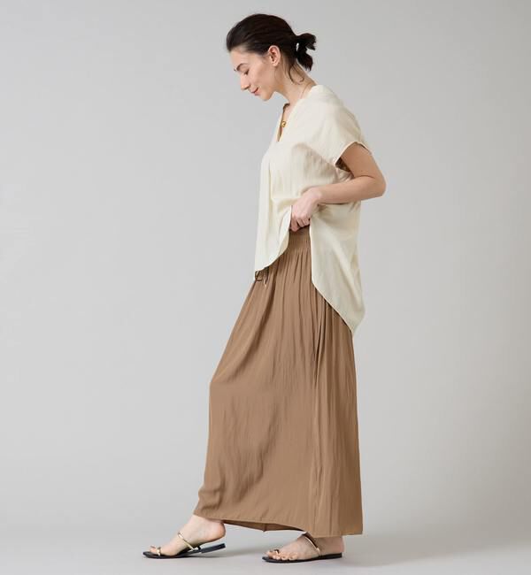 Liesse「バックギャザーブラウス」|シャツ・ブラウス|