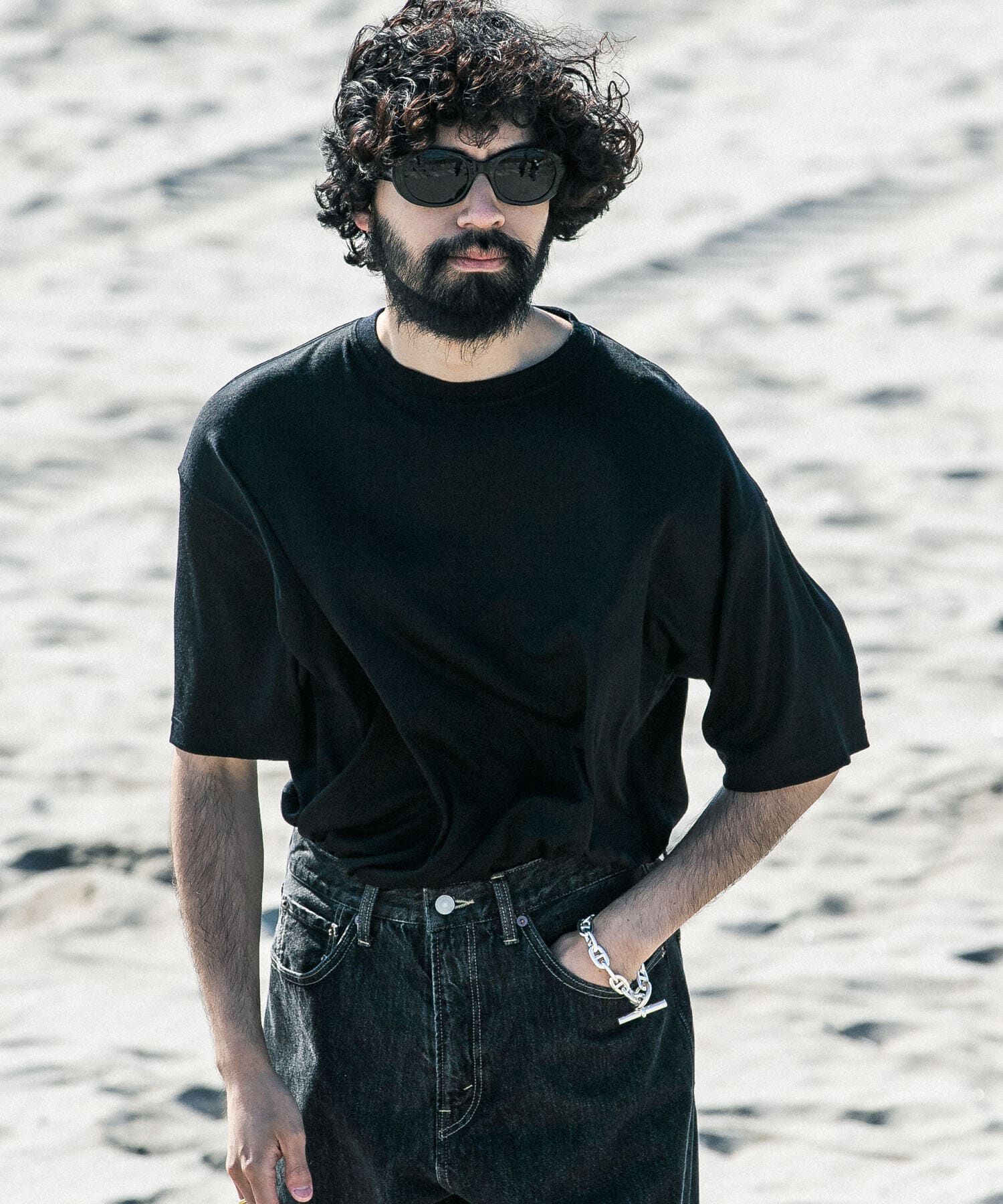 URBAN RESEARCH「new basic　ウォッシャブルメリノウールショートスリーブTシャツ」|Tシャツ・カットソー|