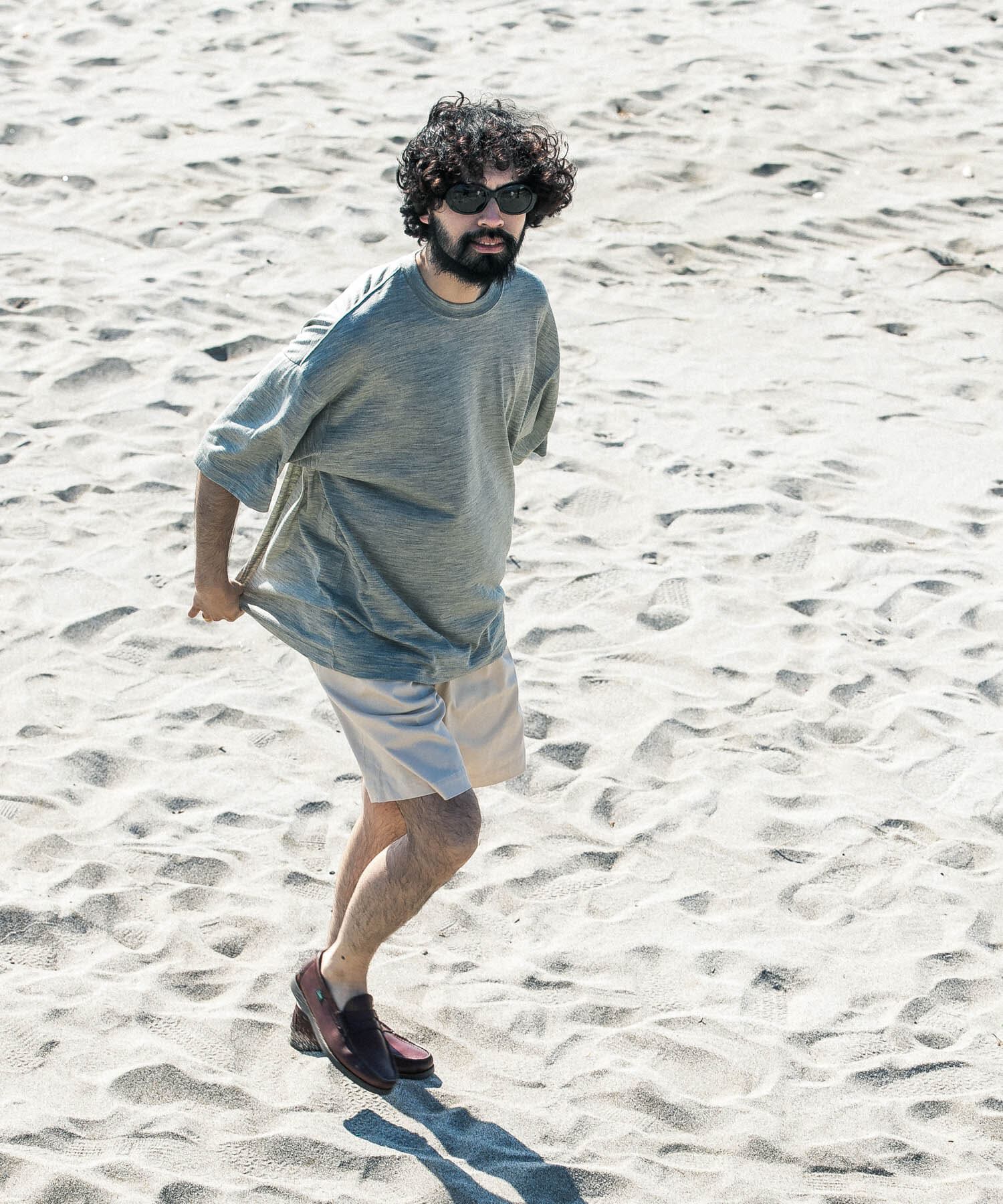 URBAN RESEARCH「new basic　ウォッシャブルメリノウールショートスリーブTシャツ」|Tシャツ・カットソー|