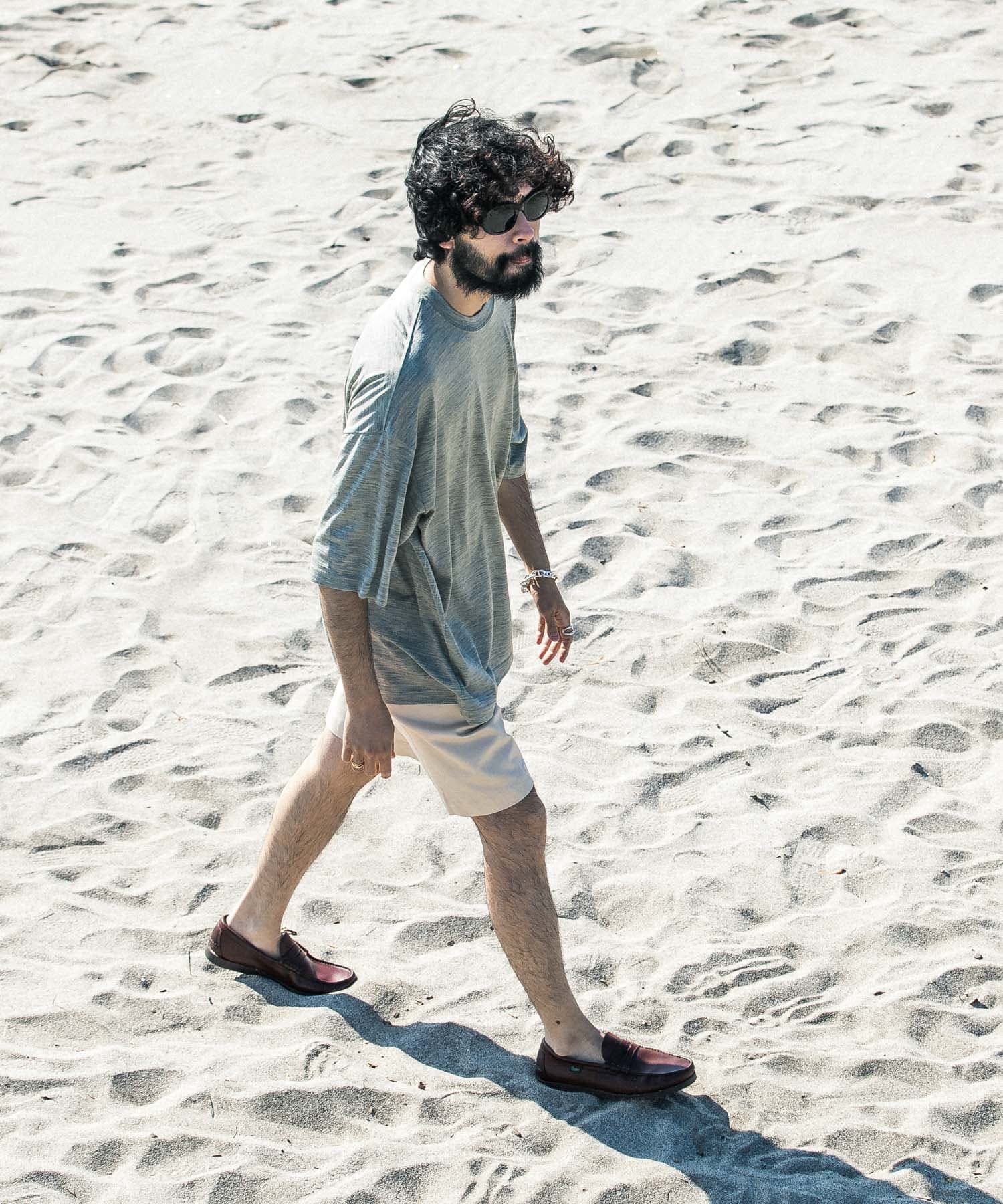 URBAN RESEARCH「new basic　ウォッシャブルメリノウールショートスリーブTシャツ」|Tシャツ・カットソー|