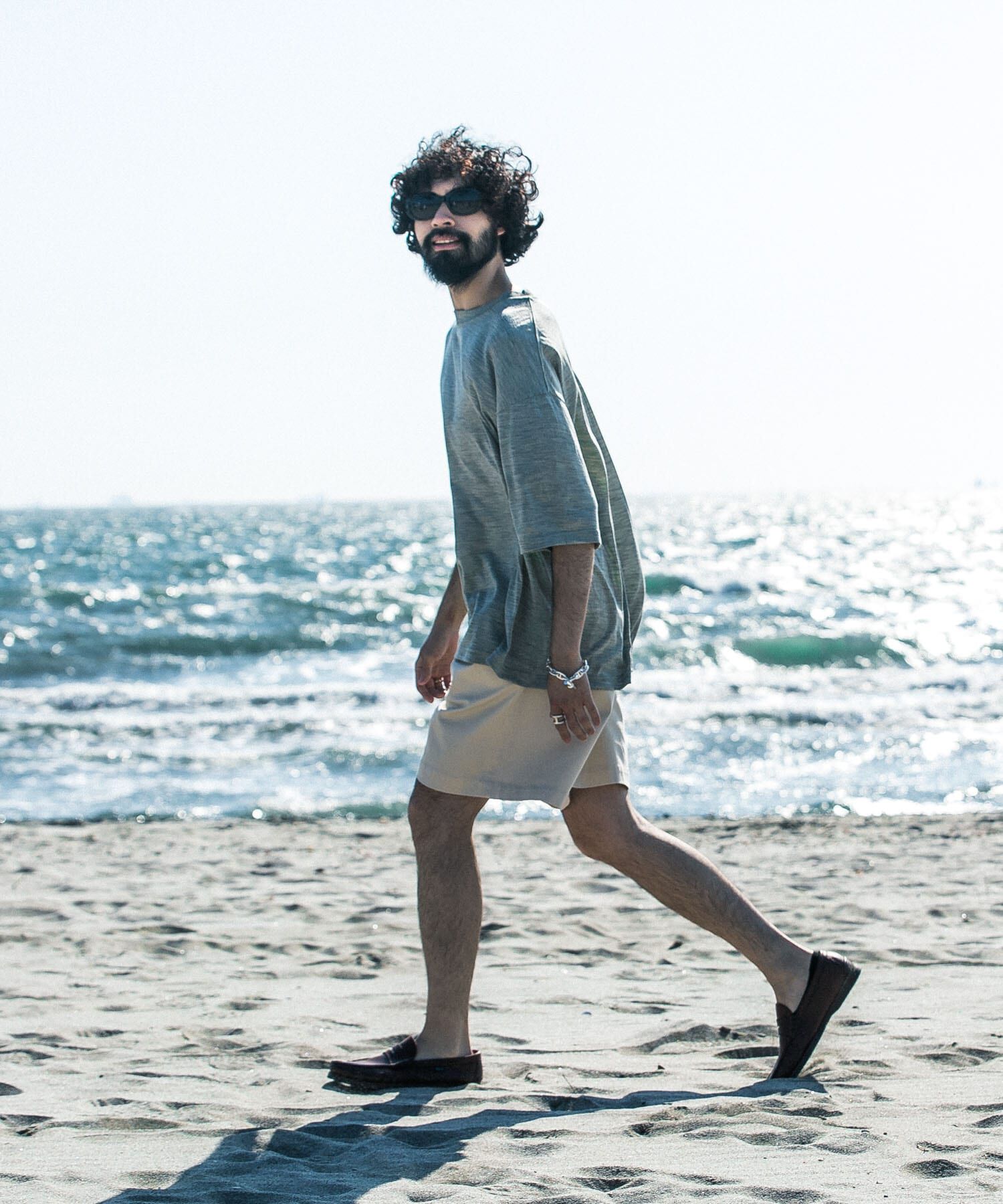 URBAN RESEARCH「new basic　ウォッシャブルメリノウールショートスリーブTシャツ」|Tシャツ・カットソー|