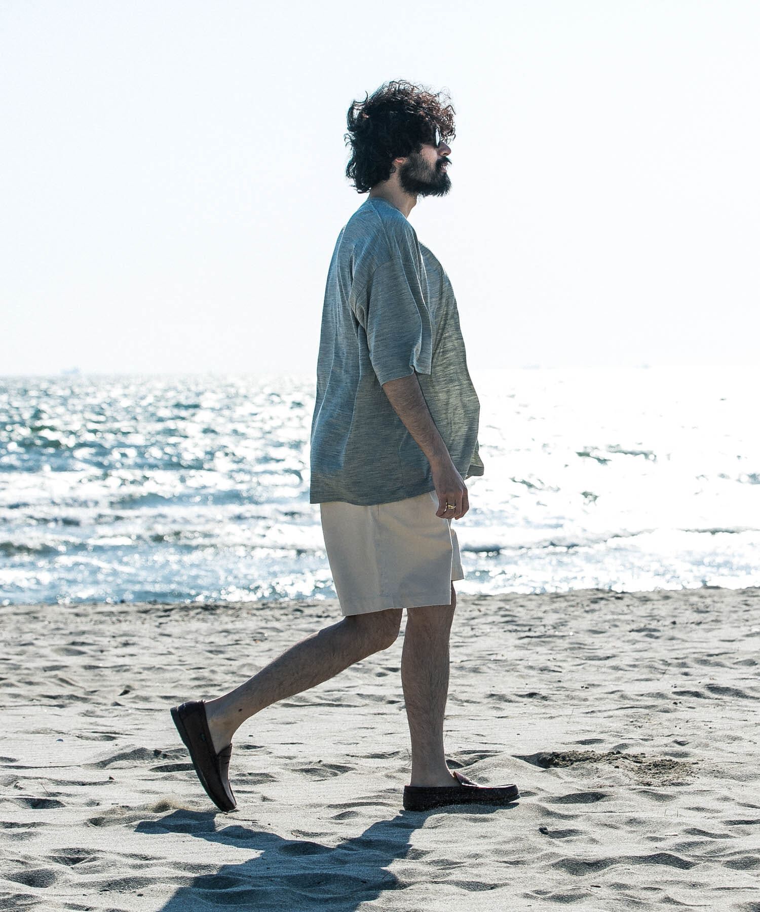 URBAN RESEARCH「new basic　ウォッシャブルメリノウールショートスリーブTシャツ」|Tシャツ・カットソー|