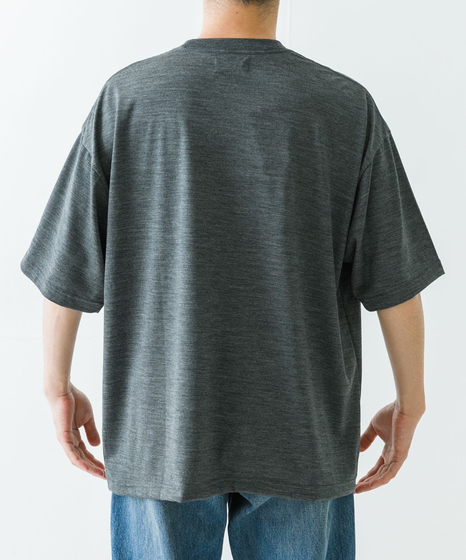 URBAN RESEARCH「new basic　ウォッシャブルメリノウールショートスリーブTシャツ」|Tシャツ・カットソー|