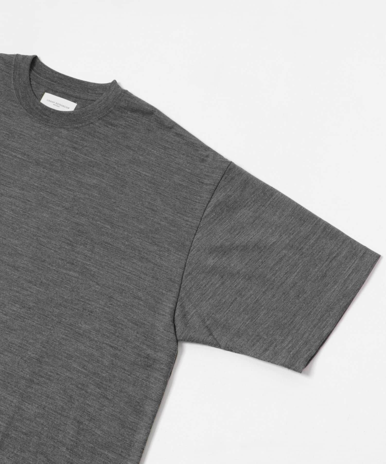 URBAN RESEARCH「new basic　ウォッシャブルメリノウールショートスリーブTシャツ」|Tシャツ・カットソー|