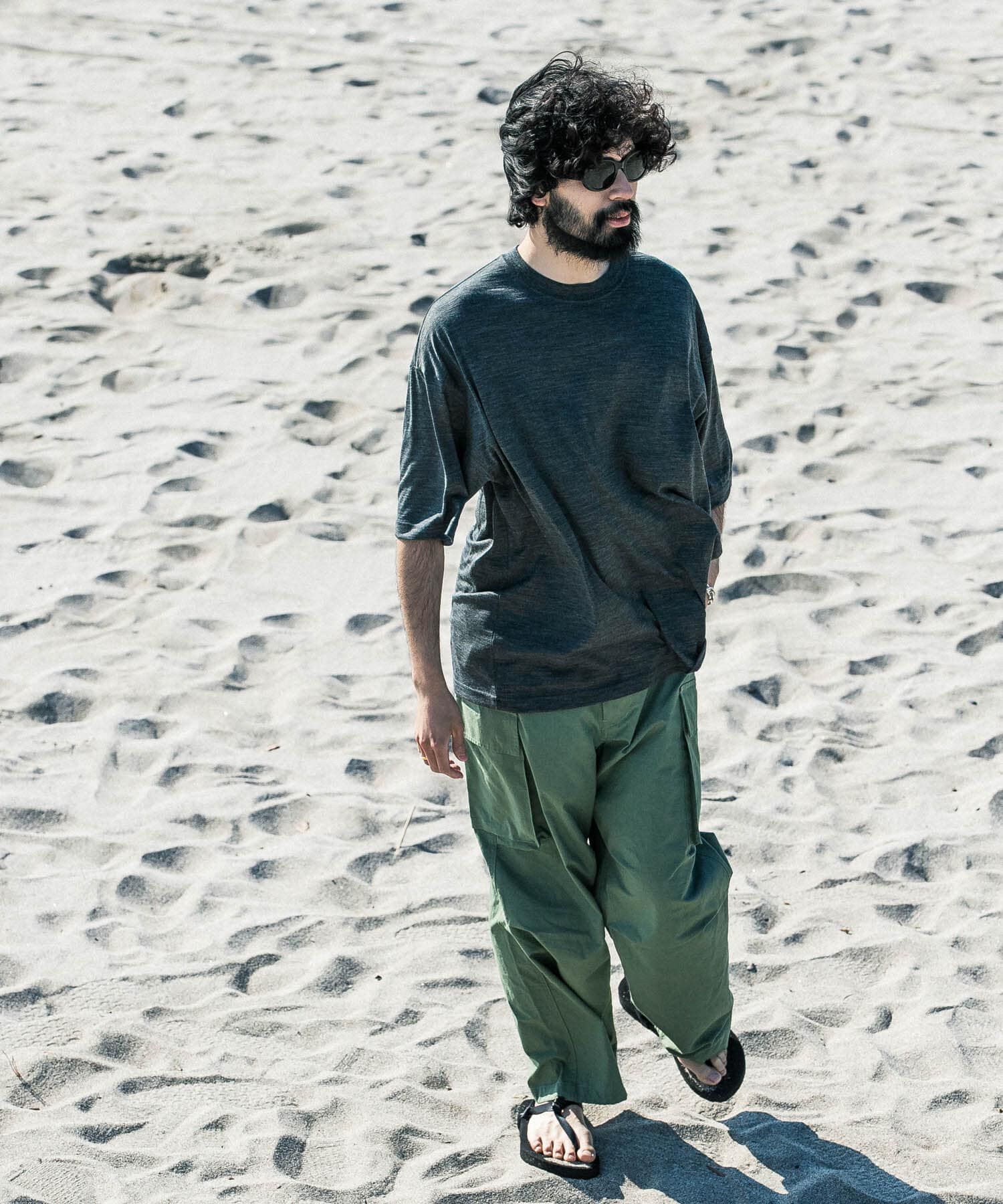 URBAN RESEARCH「new basic　ウォッシャブルメリノウールショートスリーブTシャツ」|Tシャツ・カットソー|