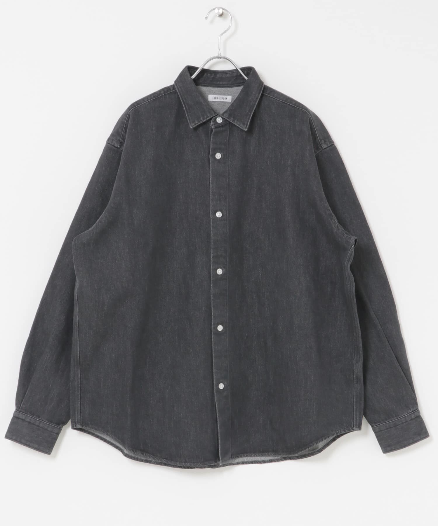 URBAN RESEARCH DOORS「FORK&SPOON　ペーパーデニムシャツ」|シャツ・ブラウス|