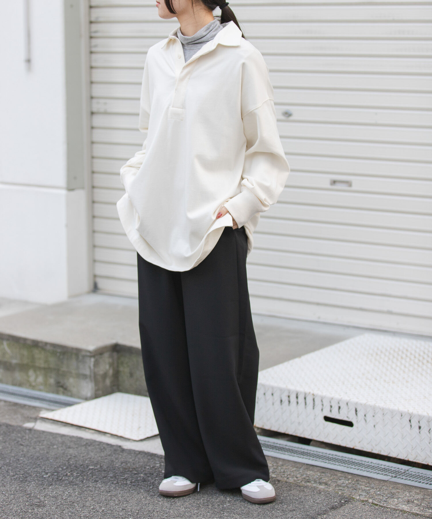 URBAN RESEARCH DOORS「FORK&SPOON　ガーメントダイビッグラガーシャツ」|Tシャツ・カットソー|