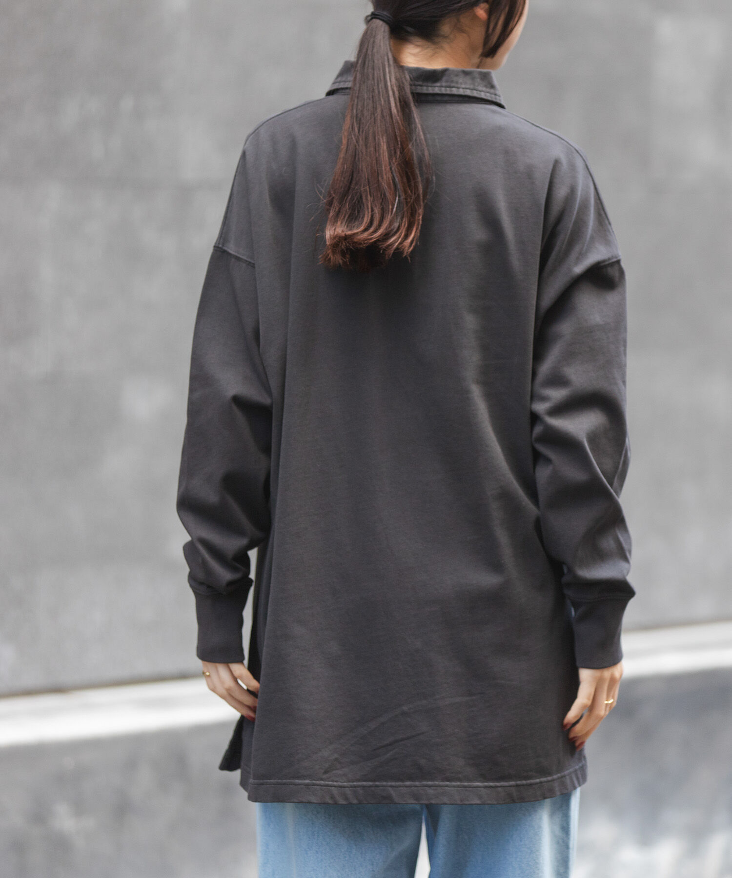 URBAN RESEARCH DOORS「FORK&SPOON　ガーメントダイビッグラガーシャツ」|Tシャツ・カットソー|